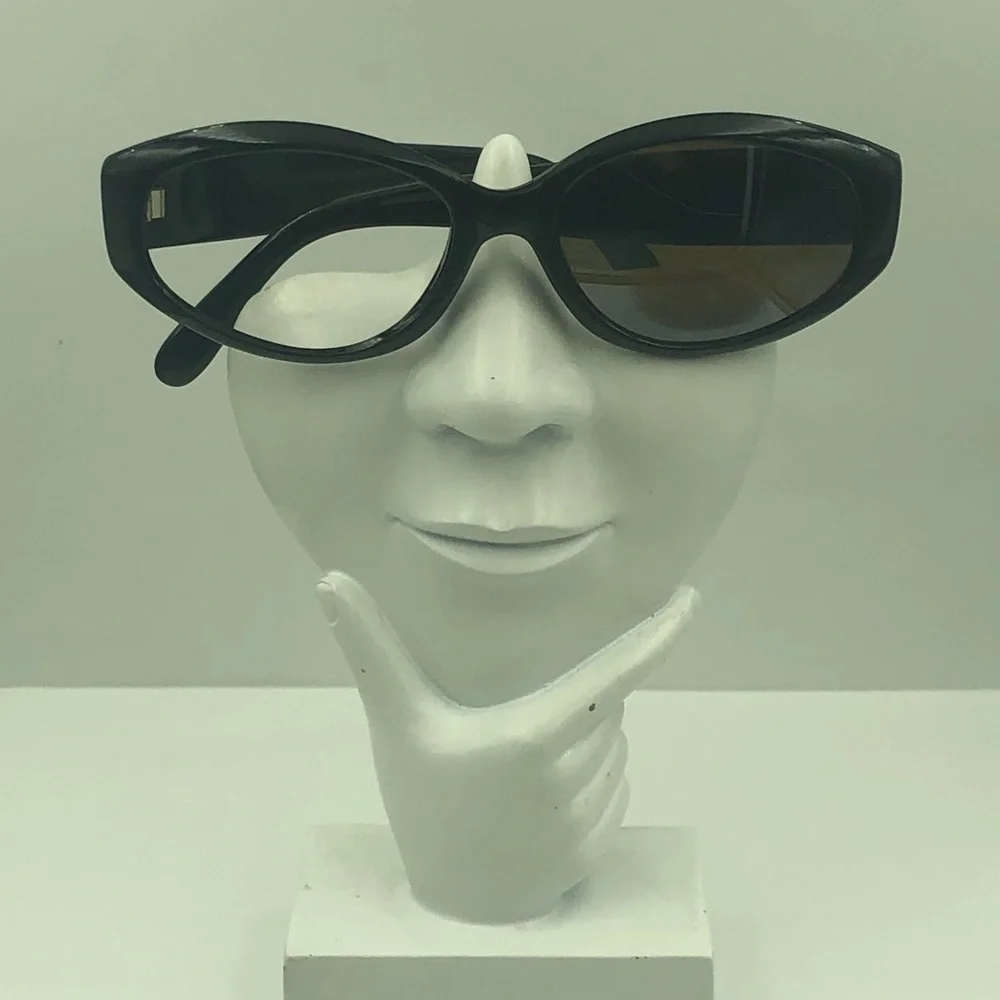 Black Oval Sunglasses Frames